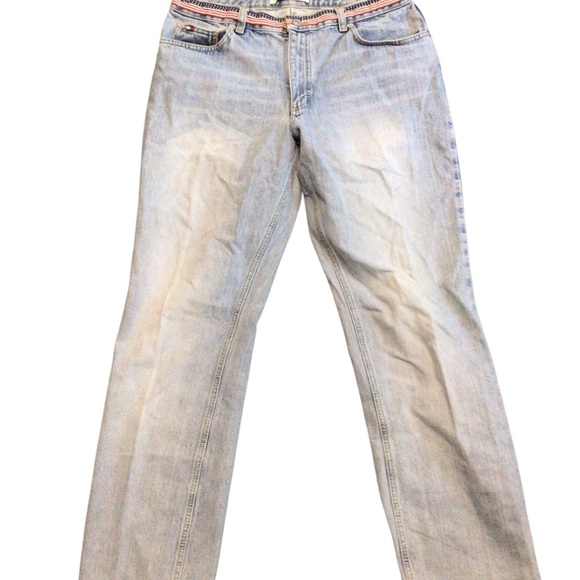 Tommy Hilfiger Denim - Tommy Hilfiger Jeans Size 12 Y2K Streetwear Straight Leg Vintage?